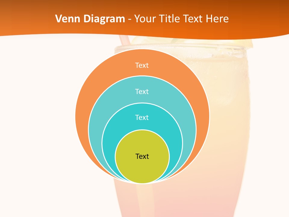 Decoration Red Sunrise PowerPoint Template