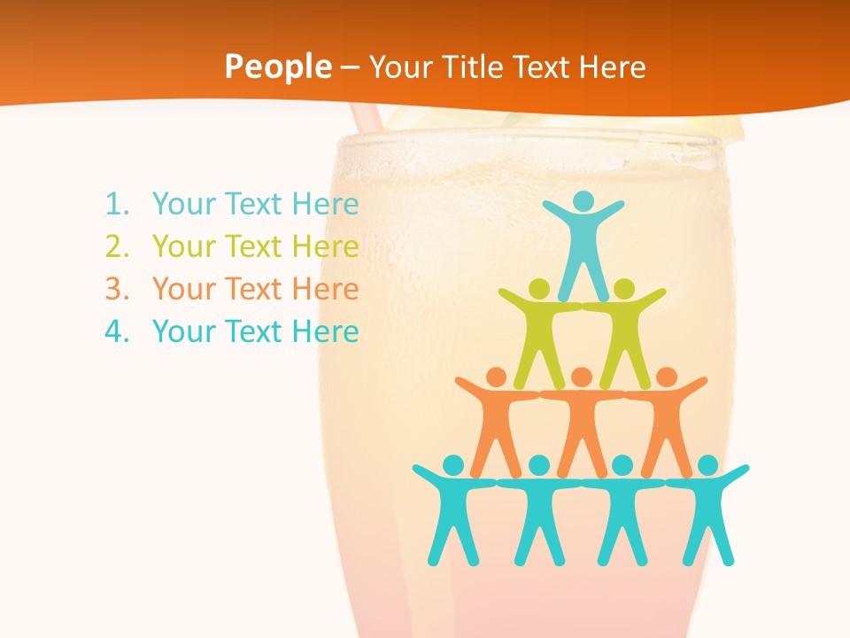 Decoration Red Sunrise PowerPoint Template