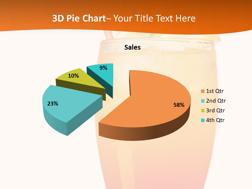 Decoration Red Sunrise PowerPoint Template
