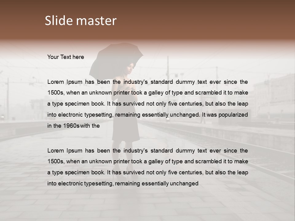 Vintage Young Travel PowerPoint Template