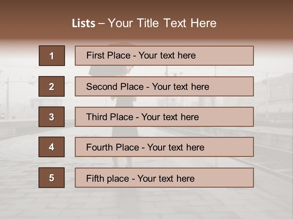 Vintage Young Travel PowerPoint Template