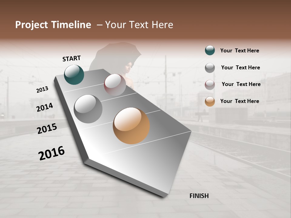 Vintage Young Travel PowerPoint Template