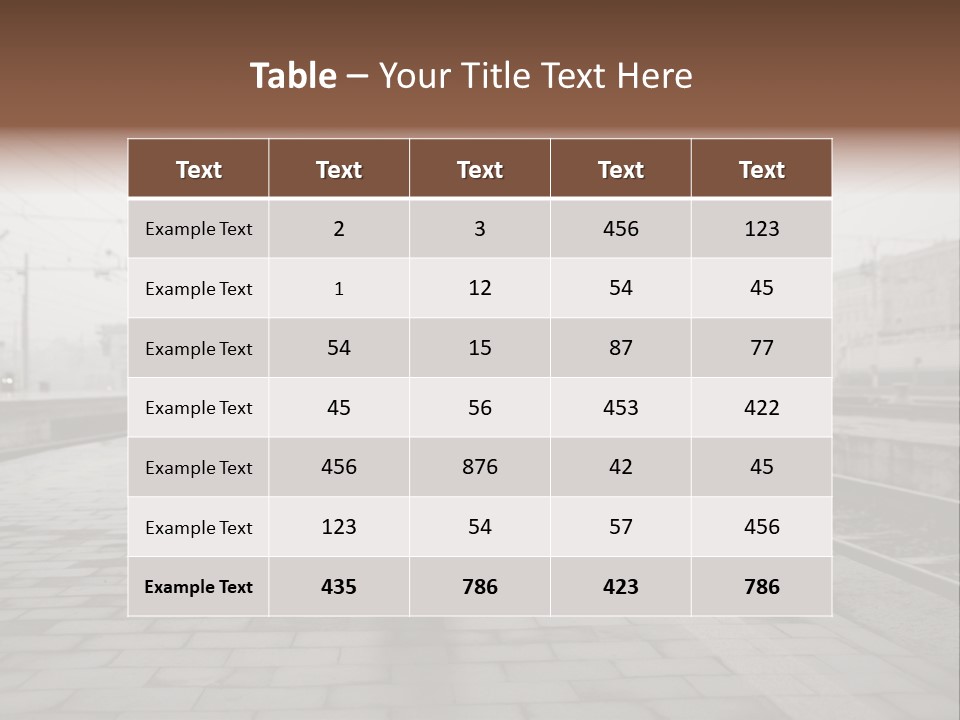 Vintage Young Travel PowerPoint Template
