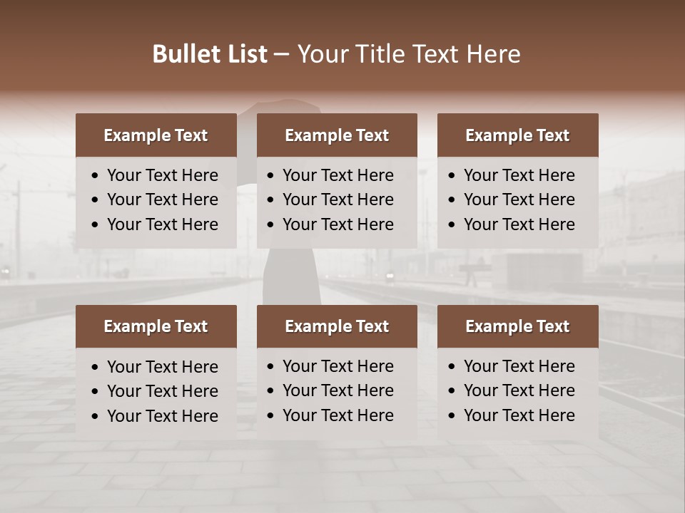 Vintage Young Travel PowerPoint Template
