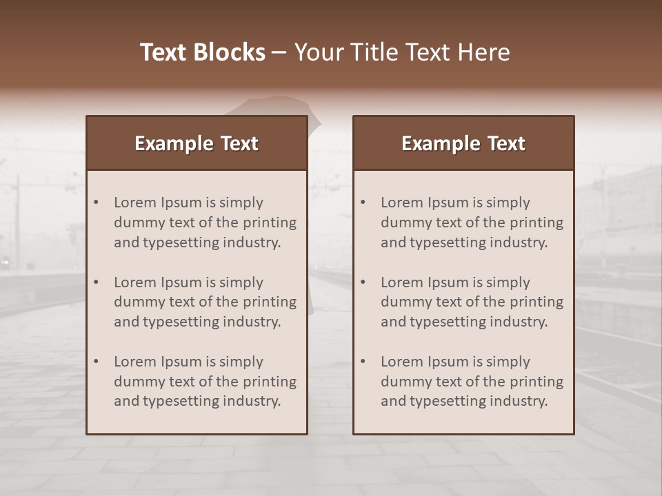 Vintage Young Travel PowerPoint Template