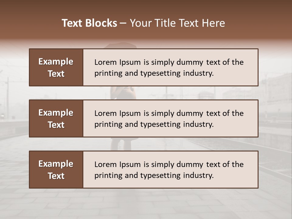 Vintage Young Travel PowerPoint Template