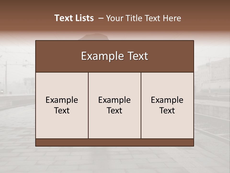 Vintage Young Travel PowerPoint Template