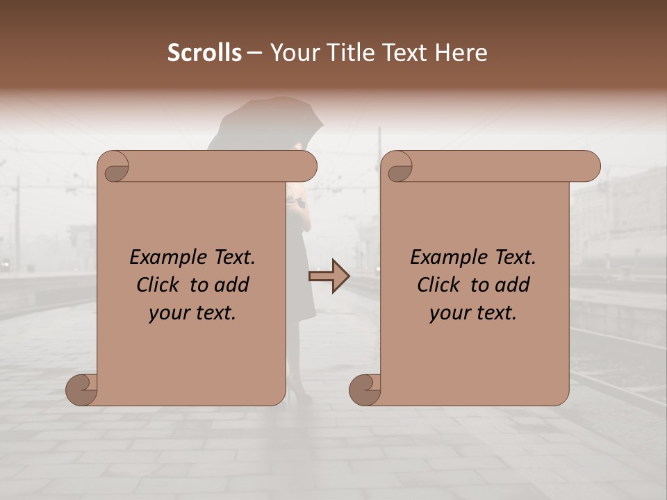 Vintage Young Travel PowerPoint Template
