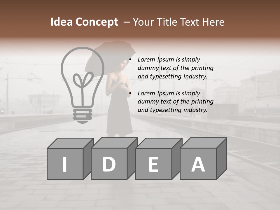 Vintage Young Travel PowerPoint Template