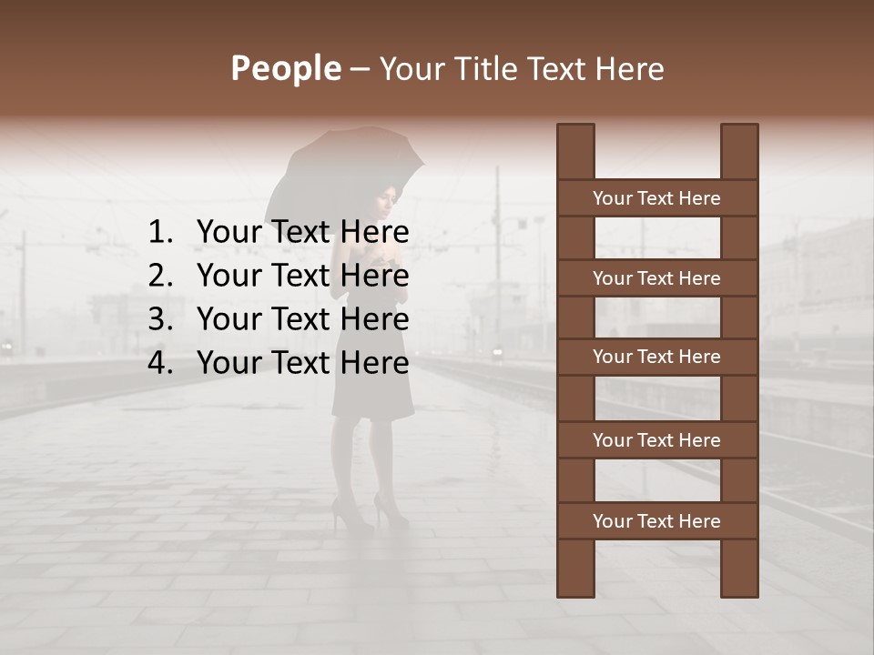 Vintage Young Travel PowerPoint Template