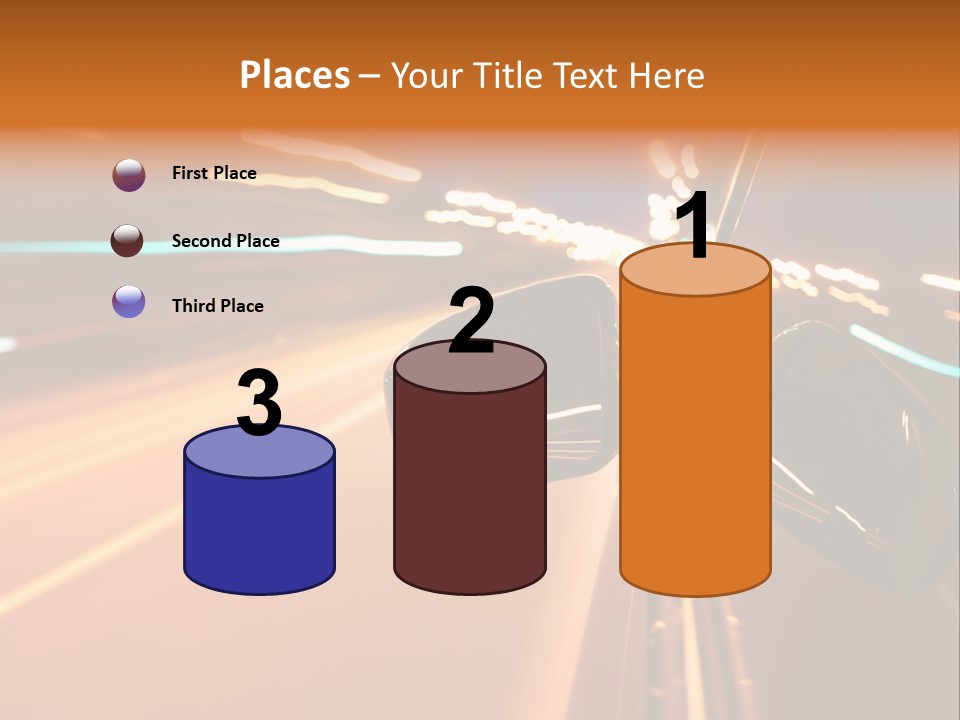 Speed Dark Motion PowerPoint Template
