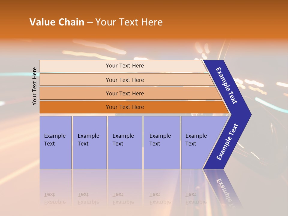 Speed Dark Motion PowerPoint Template