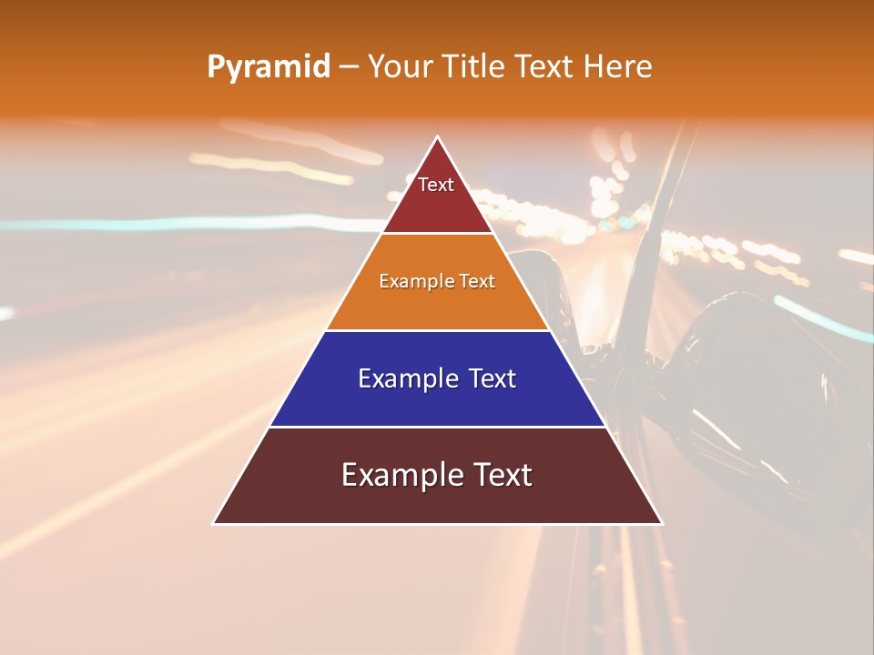 Speed Dark Motion PowerPoint Template