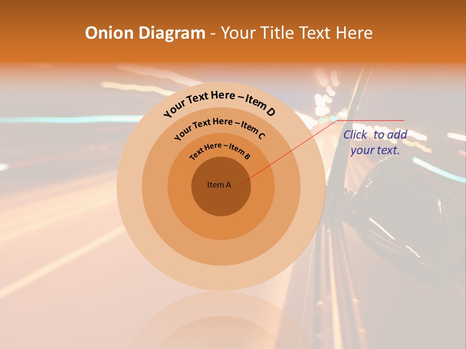 Speed Dark Motion PowerPoint Template