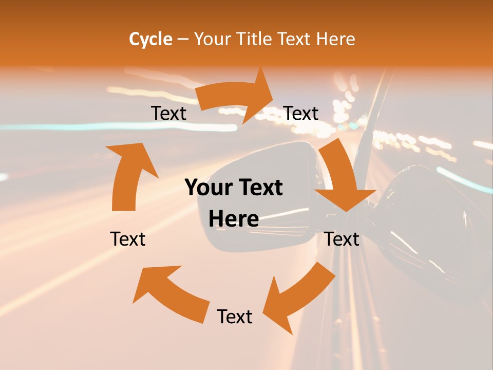 Speed Dark Motion PowerPoint Template