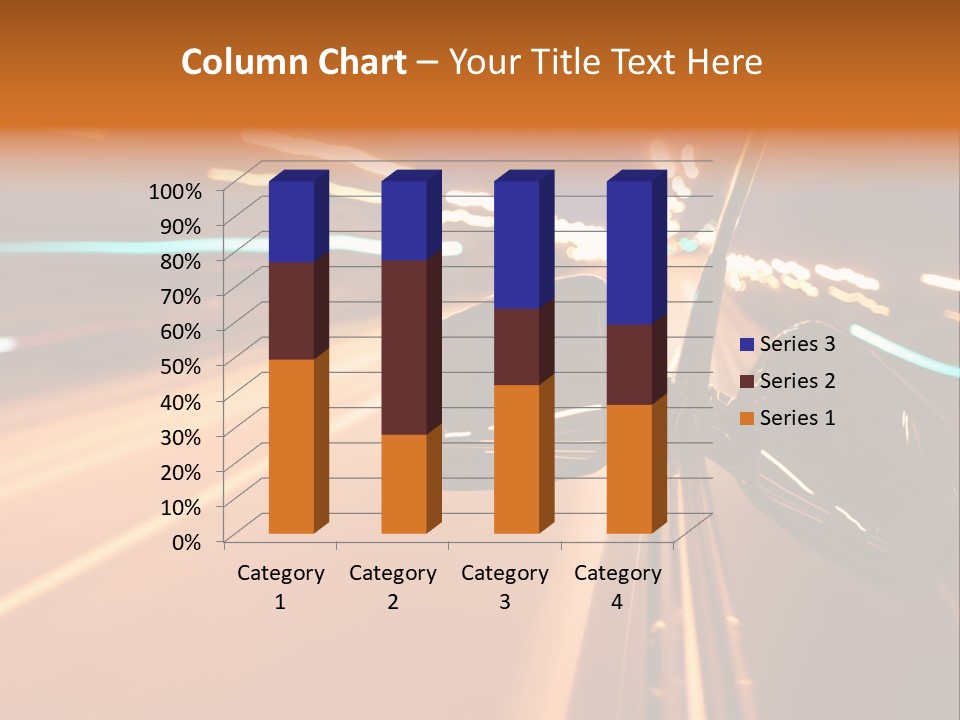 Speed Dark Motion PowerPoint Template