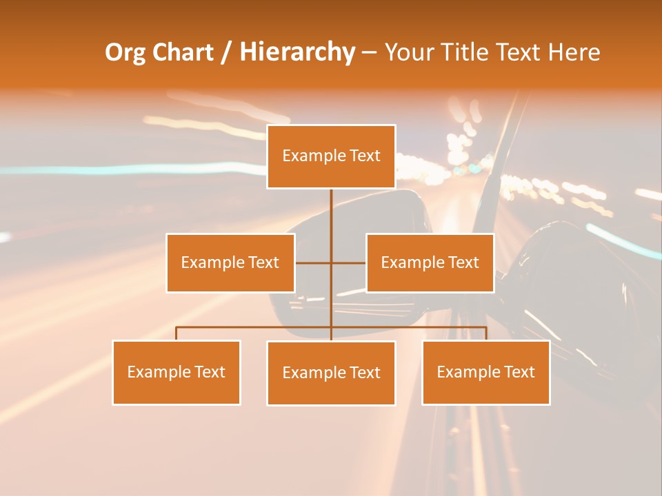Speed Dark Motion PowerPoint Template