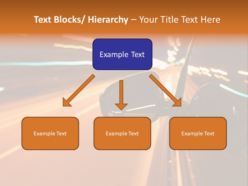Speed Dark Motion PowerPoint Template