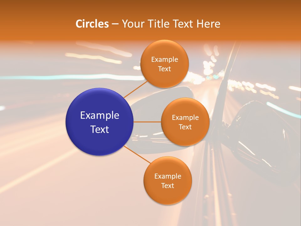 Speed Dark Motion PowerPoint Template