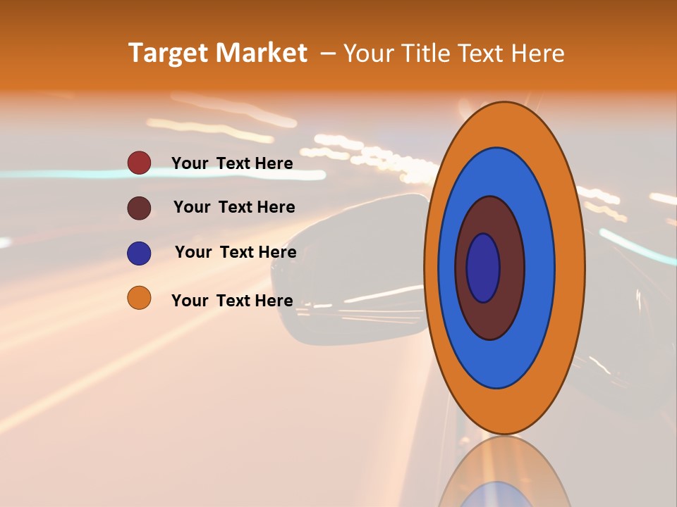 Speed Dark Motion PowerPoint Template