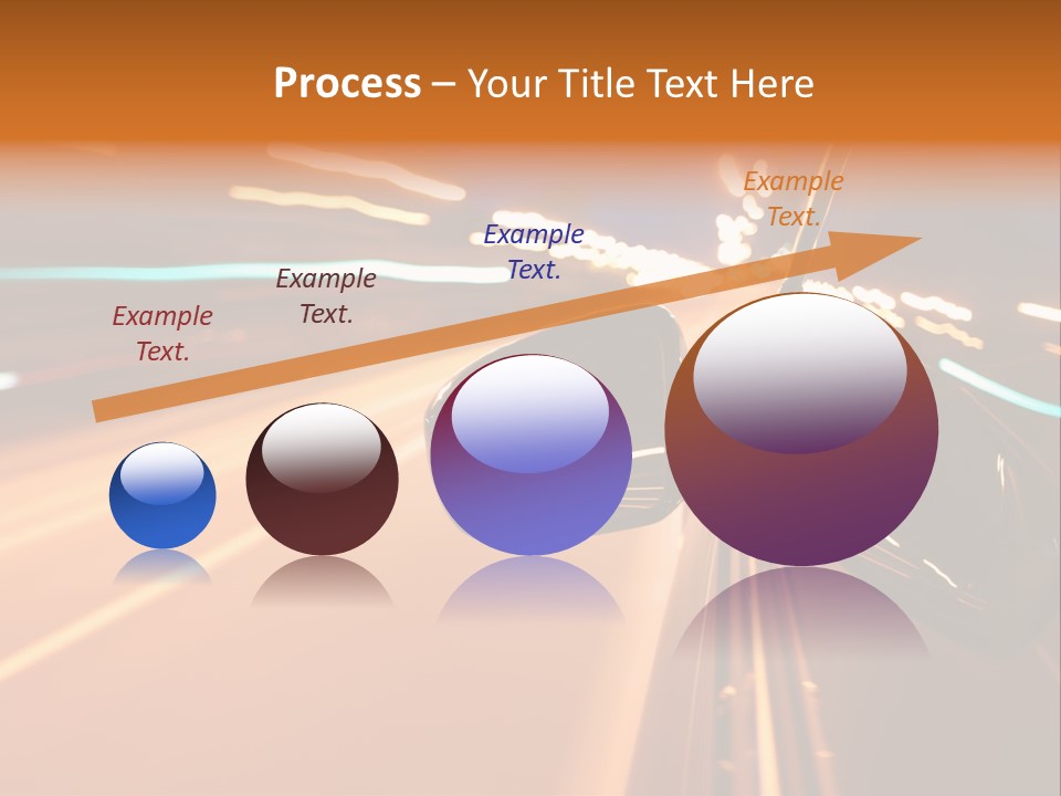 Speed Dark Motion PowerPoint Template