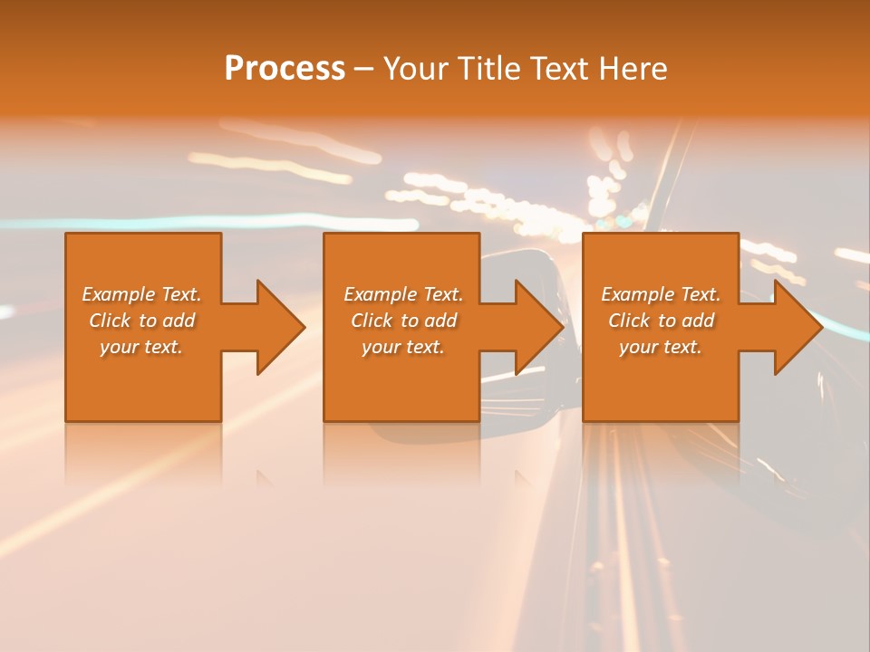 Speed Dark Motion PowerPoint Template