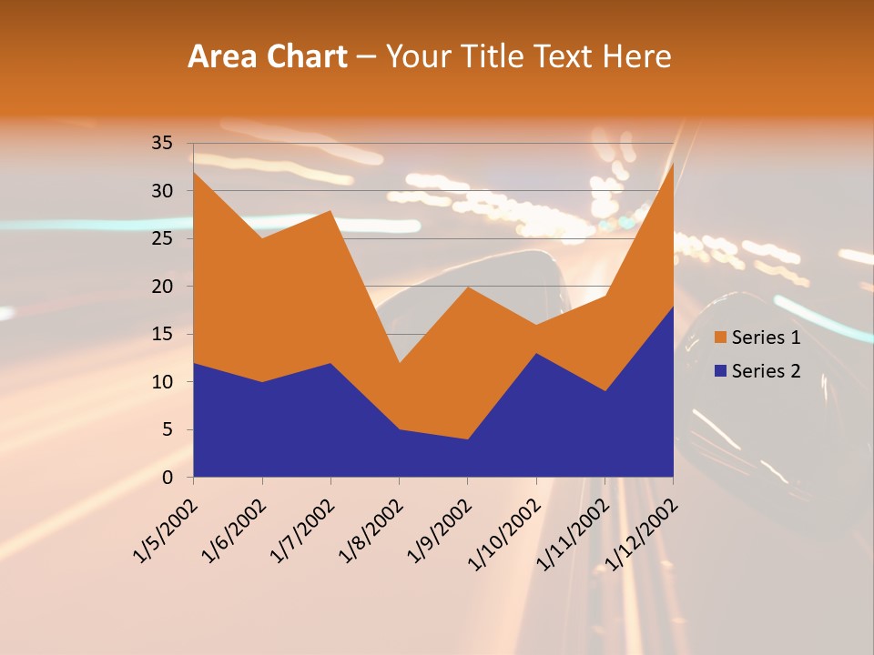 Speed Dark Motion PowerPoint Template