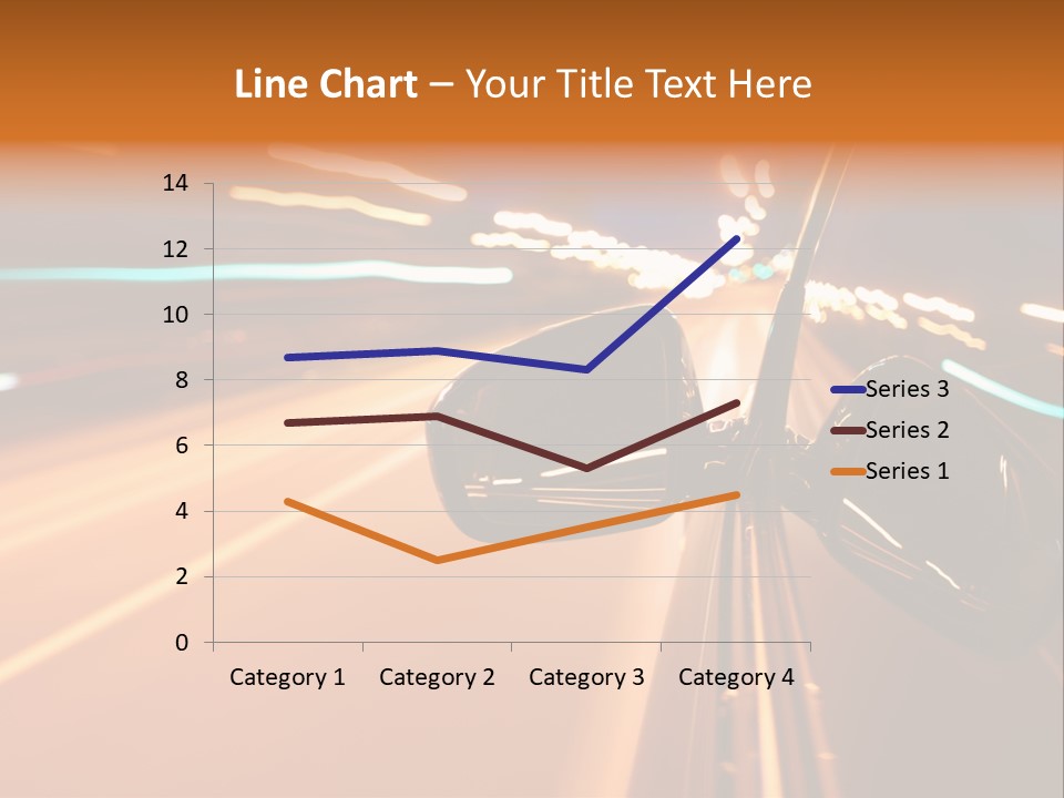 Speed Dark Motion PowerPoint Template