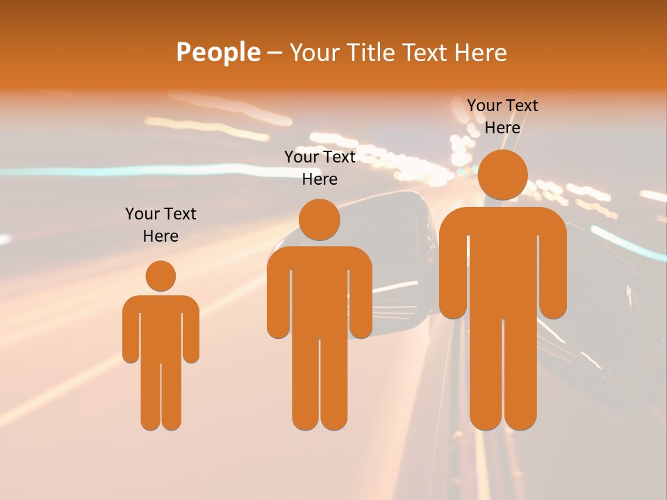 Speed Dark Motion PowerPoint Template