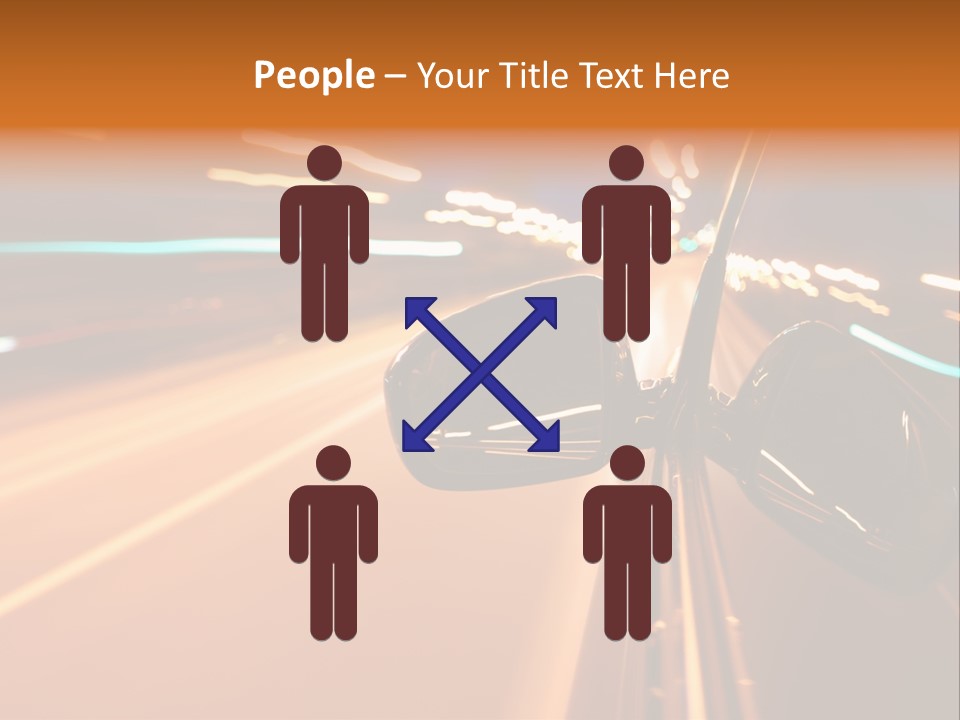 Speed Dark Motion PowerPoint Template