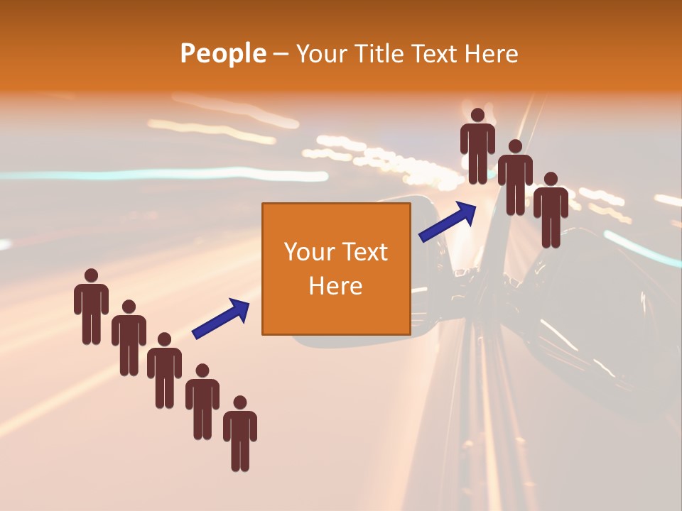 Speed Dark Motion PowerPoint Template