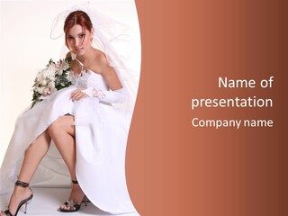 Flowers Human Elegance PowerPoint Template