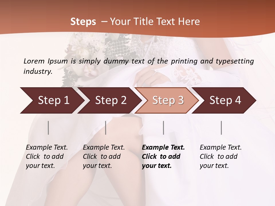 Flowers Human Elegance PowerPoint Template