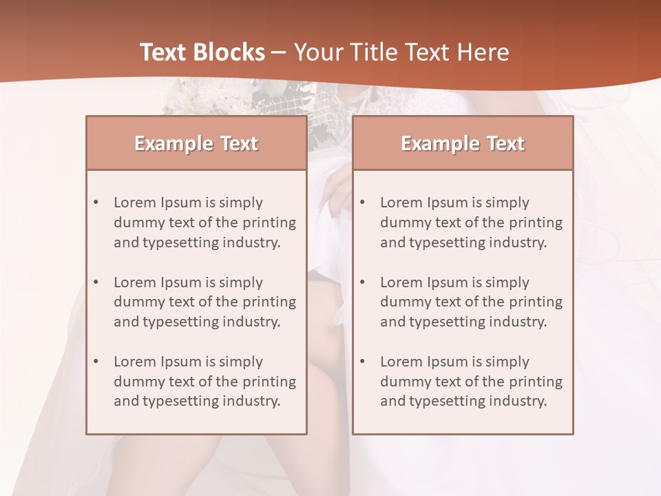 Flowers Human Elegance PowerPoint Template