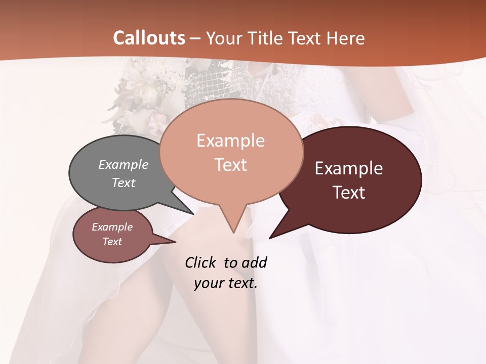 Flowers Human Elegance PowerPoint Template