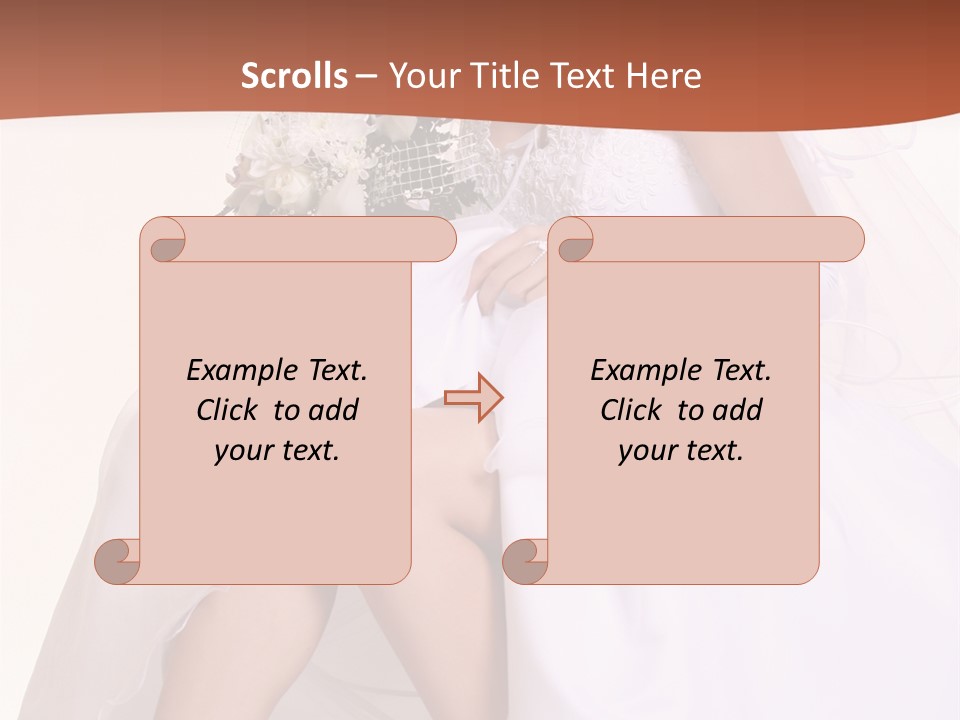 Flowers Human Elegance PowerPoint Template