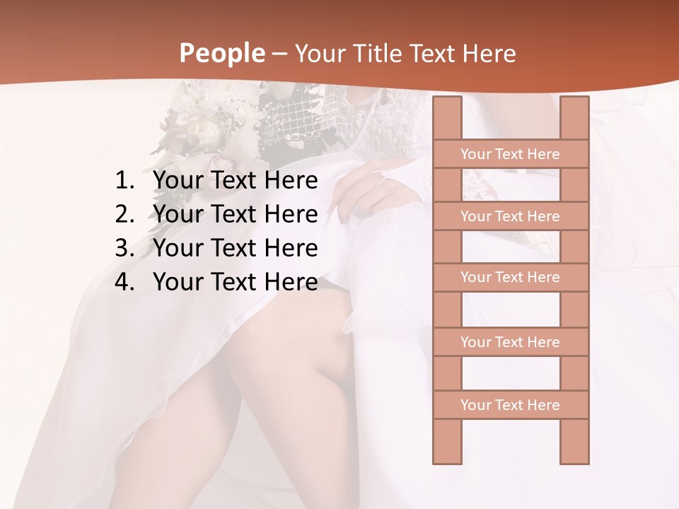 Flowers Human Elegance PowerPoint Template