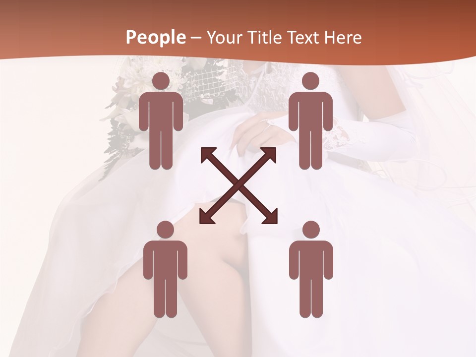 Flowers Human Elegance PowerPoint Template