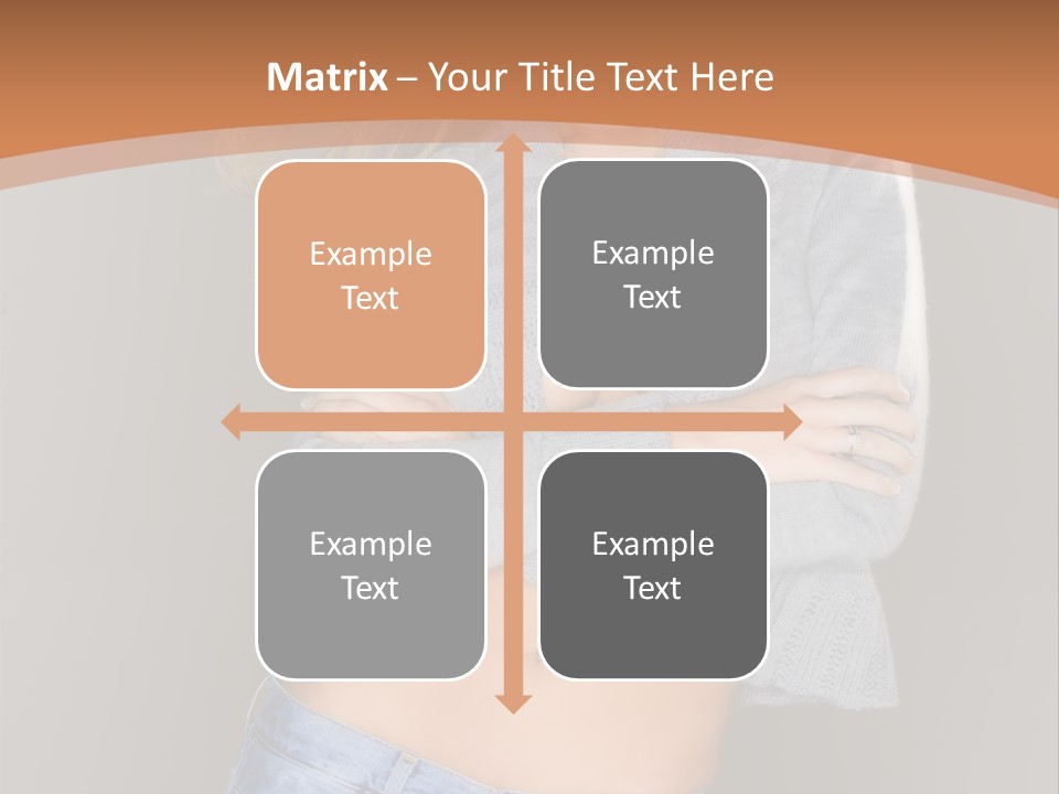 Sexy Smiling Pretty PowerPoint Template