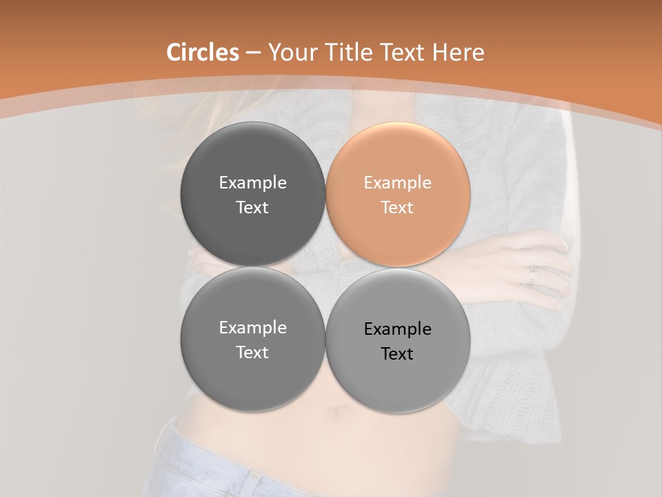 Sexy Smiling Pretty PowerPoint Template