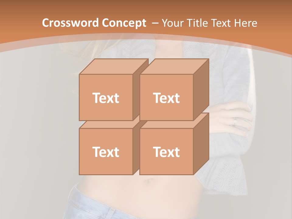 Sexy Smiling Pretty PowerPoint Template