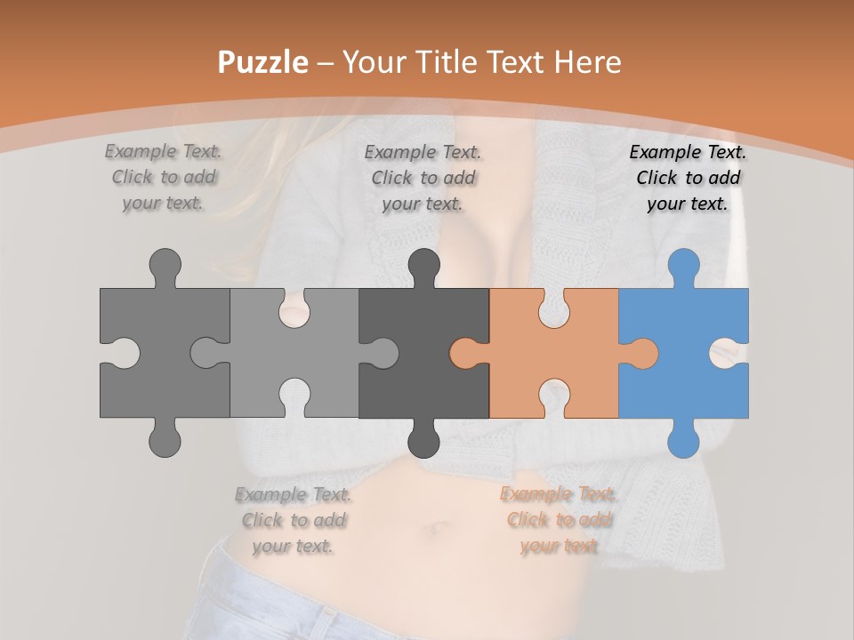 Sexy Smiling Pretty PowerPoint Template