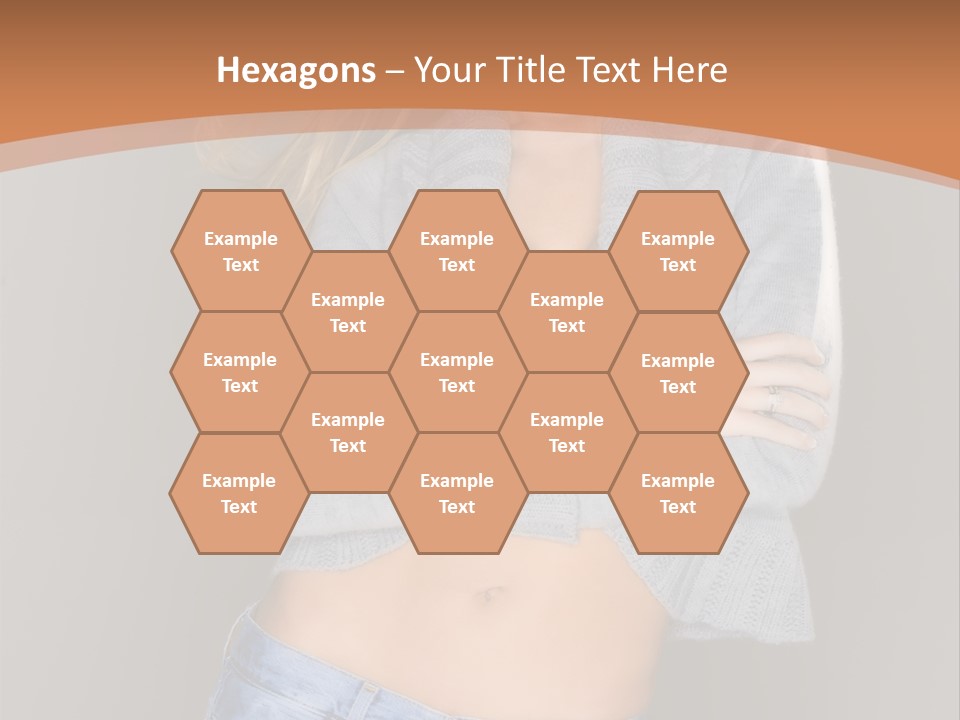 Sexy Smiling Pretty PowerPoint Template