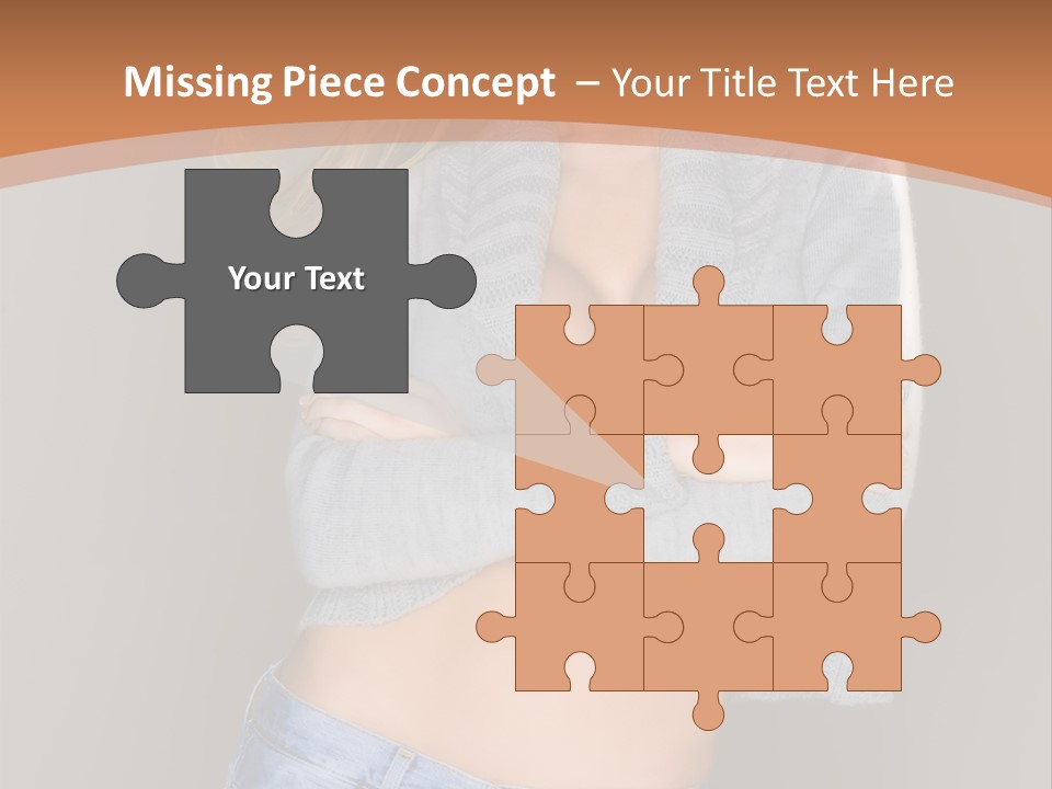 Sexy Smiling Pretty PowerPoint Template