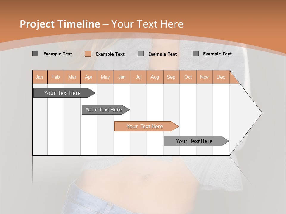 Sexy Smiling Pretty PowerPoint Template