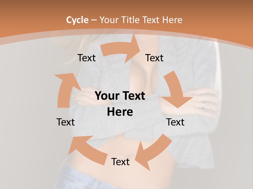 Sexy Smiling Pretty PowerPoint Template