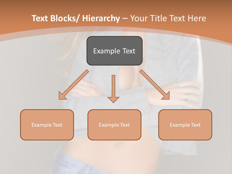Sexy Smiling Pretty PowerPoint Template