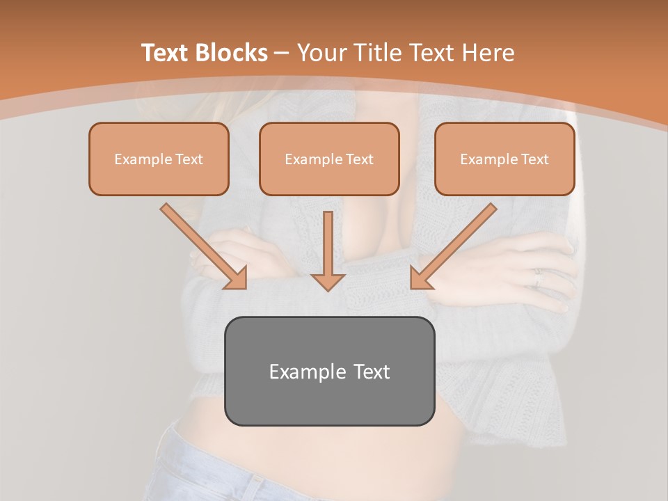 Sexy Smiling Pretty PowerPoint Template