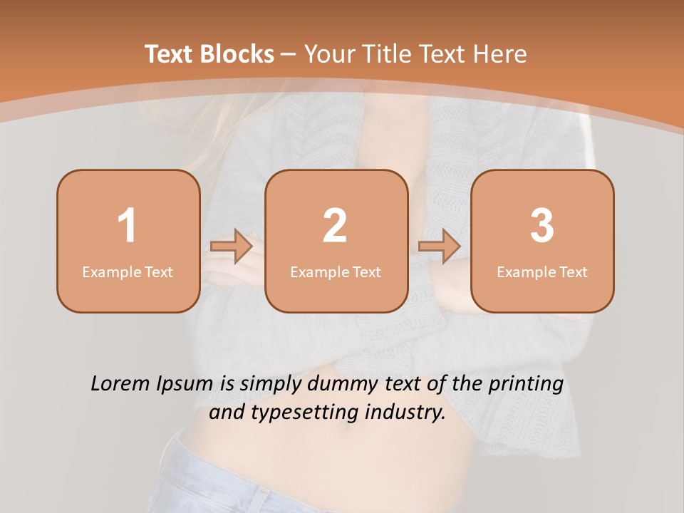 Sexy Smiling Pretty PowerPoint Template