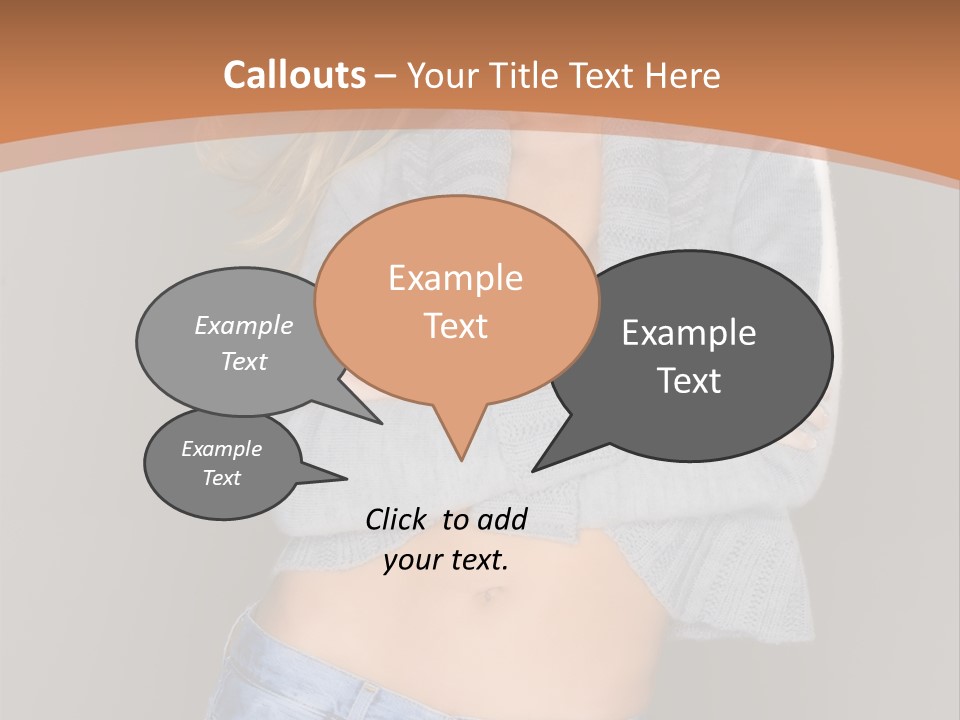 Sexy Smiling Pretty PowerPoint Template